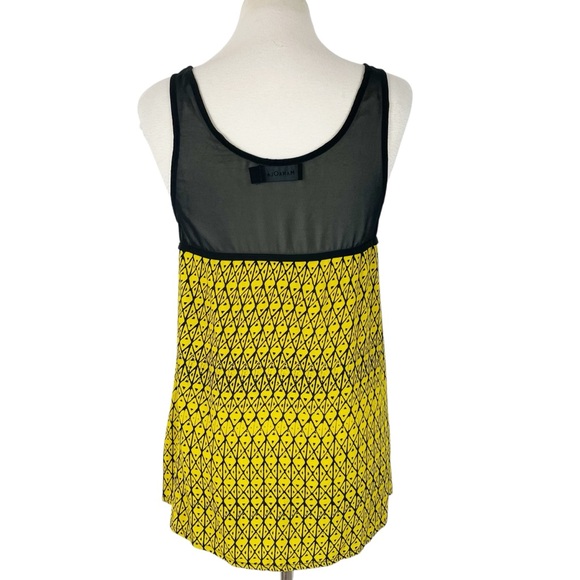 Manaola blouse tank top Medium yellow black - Picture 3 of 10